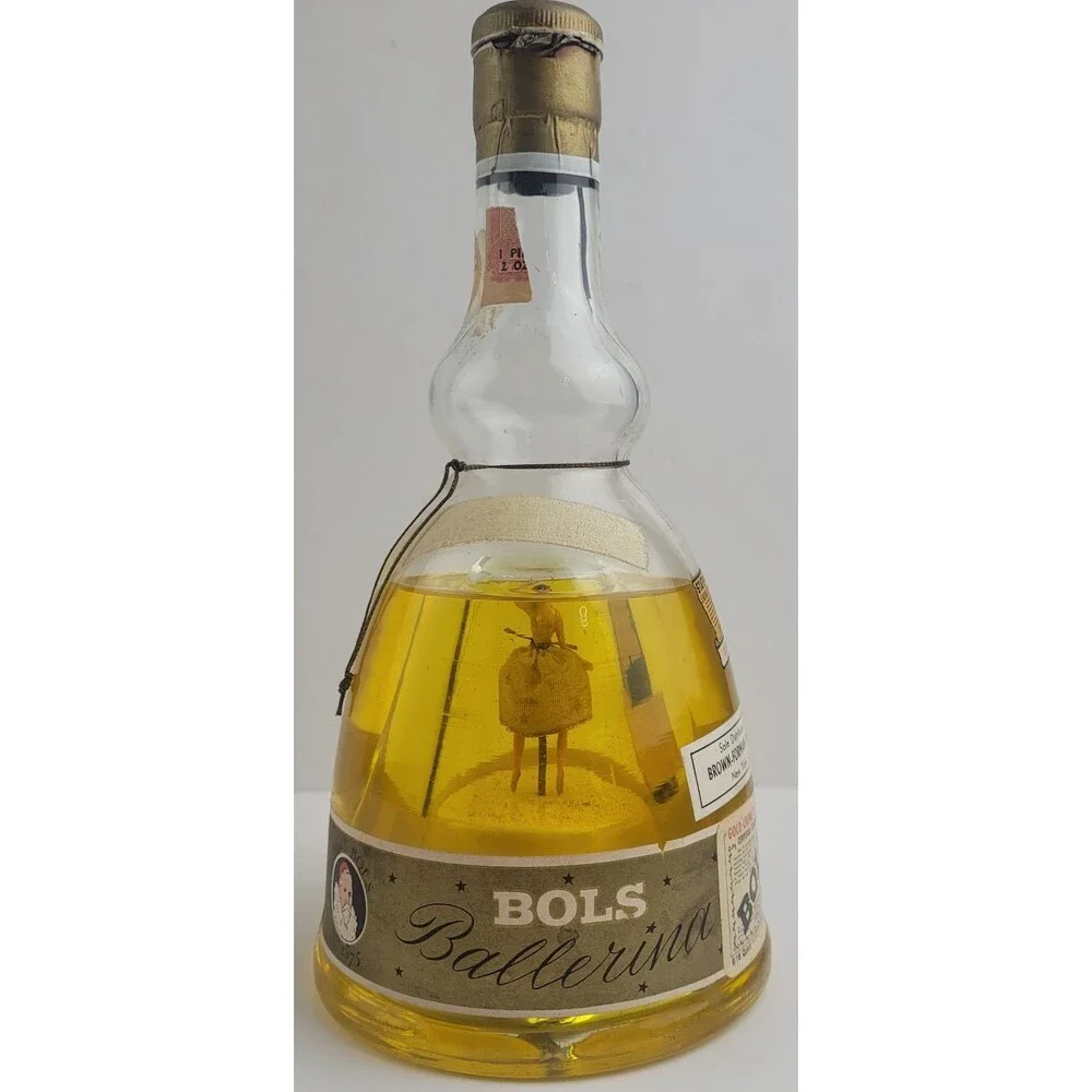 Vintage Bols Ballerina Musical Decanter Reuge Swiss Music Le Bleu Danube - WORKS